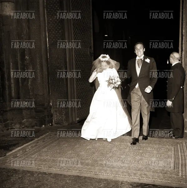 Matrimonio della figlia del direttore della Pirelli Signorini, Milano, 1974