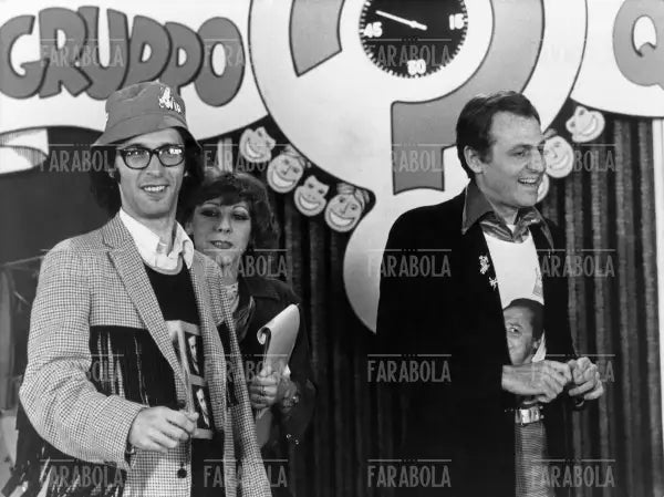 Roberto Benigni, Silvia Annichiarico e Renzo Arbore, film Il Pap'occhio, 1980