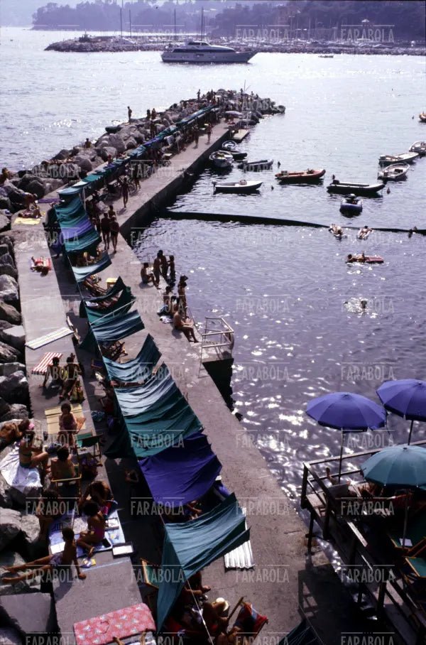 Il porto di Rapallo, anni 80
