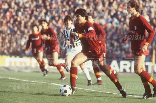 Agostino Di Bartolomei e Falcao, Roma, 1982