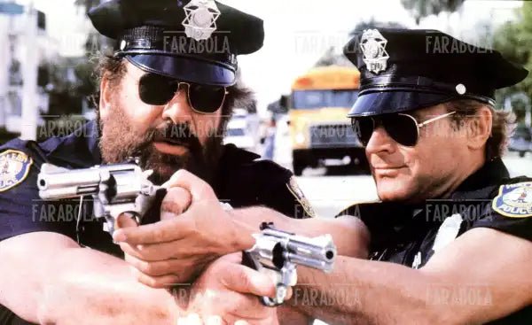 Bud Spencer e Terence Hill, film Miami Supercops, 1985
