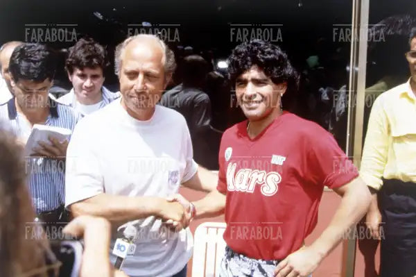 Ottavio Bianchi e Diego Armando Maradona, Napoli, 1989