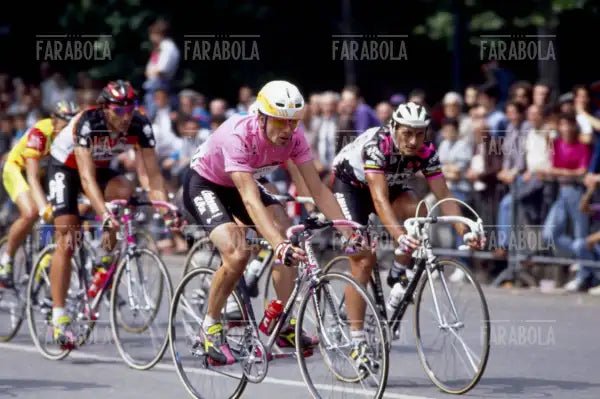Gianni Bugno vincitore del Giro d'Italia, Milano, 1990
