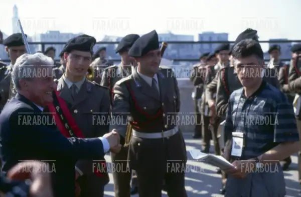 Vincenzo Torriani e Francesco Moser, anni 90