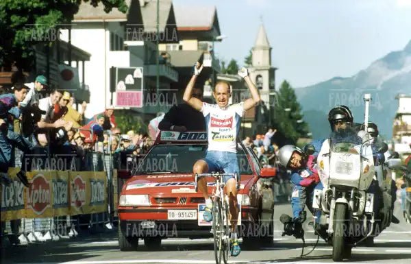 Marco Pantani vince la tappa dell'Aprica, Giro d'Italia, 1994