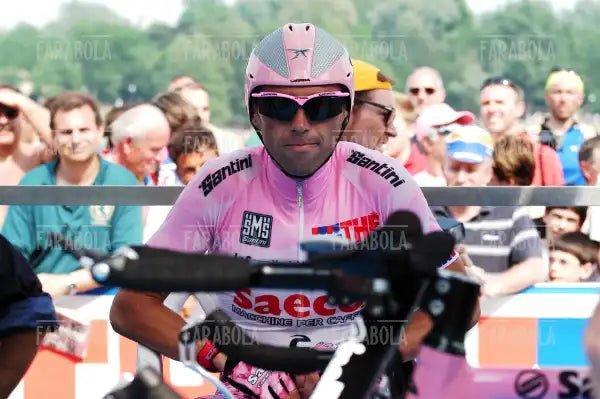 Gilberto Simoni vincitore del Giro d'Italia, cronometro all'Idroscalo, Milano, 2003