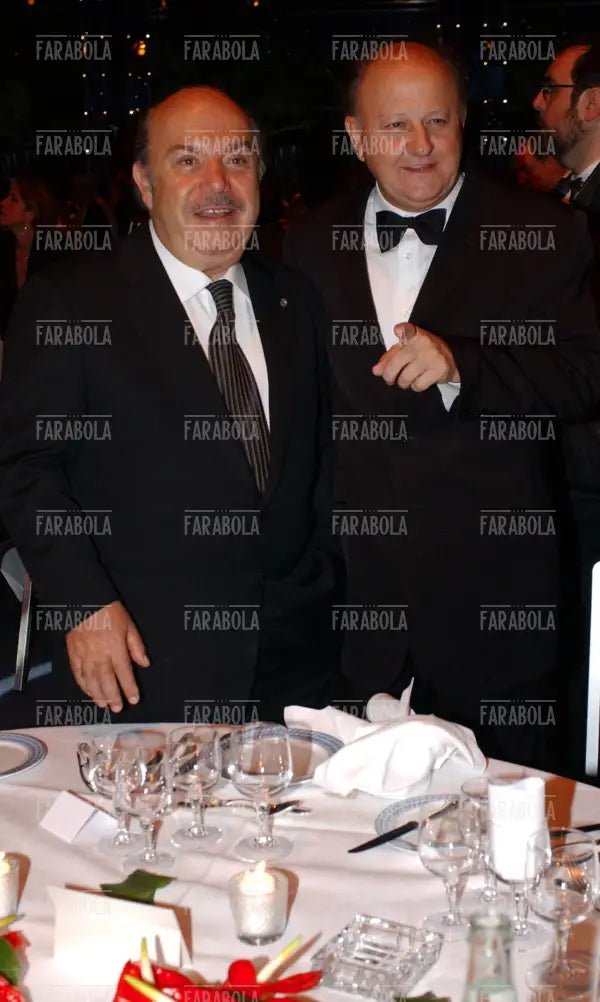 Lino Banfi e Massimo Boldi, Festival della Commedia, Montecarlo, 2003