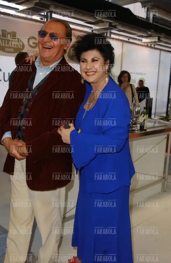 Renzo Arbore e Marisa Laurito, Cucina Live Show, Macef, Milano, 2004