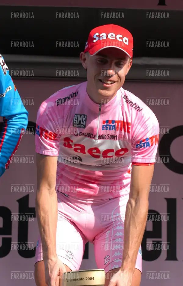 Damiano Cunego vincitore del Giro d'Italia, Milano, 2004