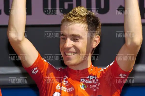 Damiano Cunego vincitore del Giro d'Italia, Milano, 2004