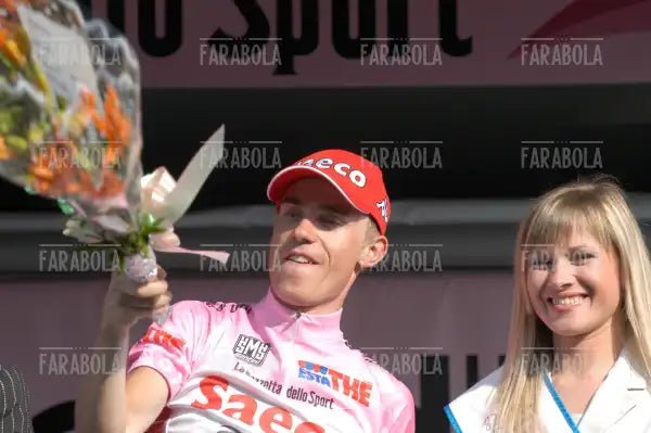 Damiano Cunego vincitore del Giro d'Italia, Milano, 2004