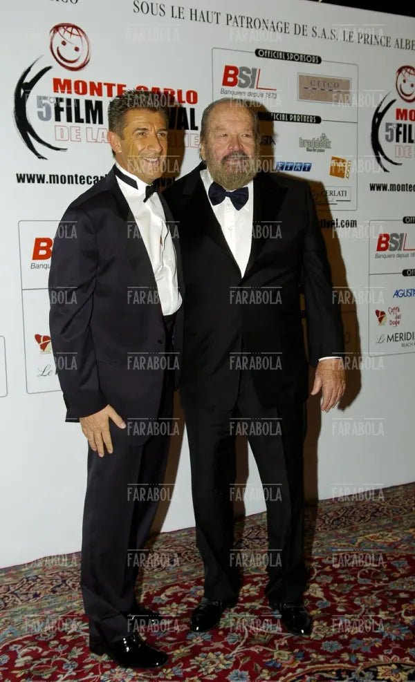 Bud Spencer ed Ezio Greggio, Festival della Commedia, Montecarlo, 2005