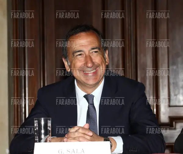Giuseppe Sala, presentazione della tappa milanese del Giro d'Italia, Milano, 2017