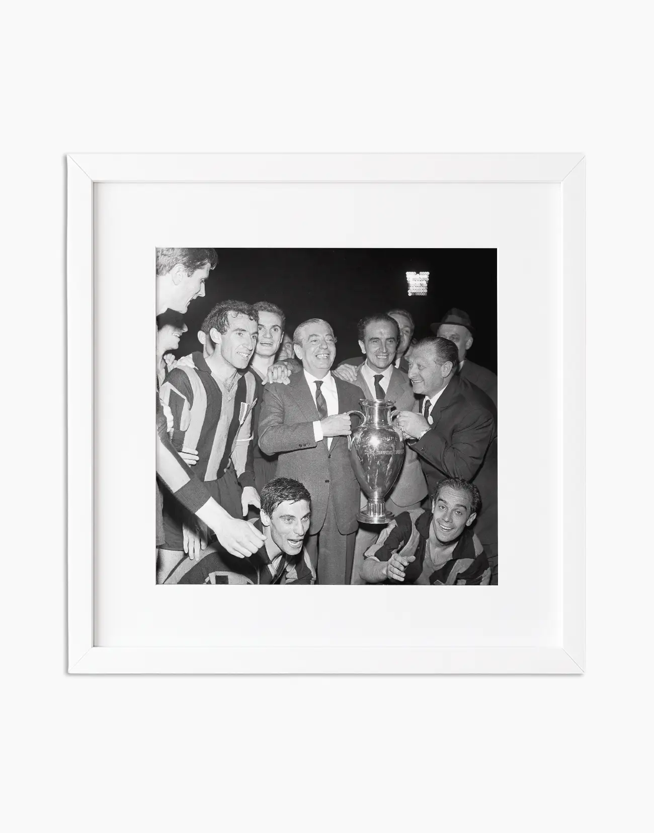 Moratti con la Coppa Campioni, Inter 1964