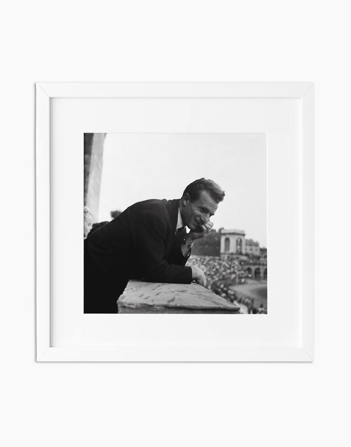 Valentino Mazzola, Grande Torino — stampa fine art con cornice bianca