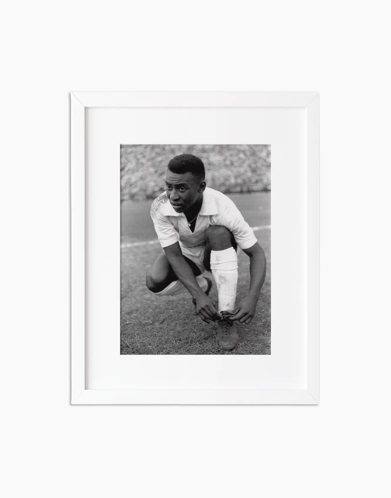 Pelè si allaccia le scarpe, Santos 1964