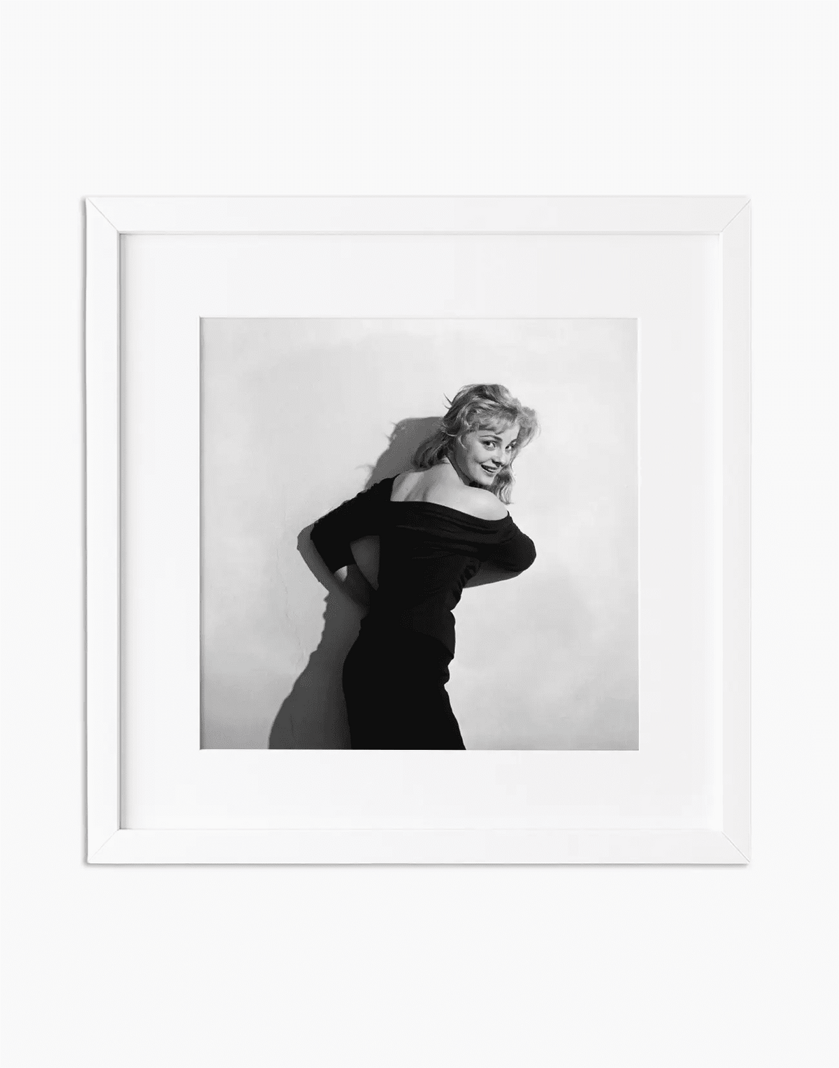 Virna Lisi, 1956 — stampa fine art con cornice bianca