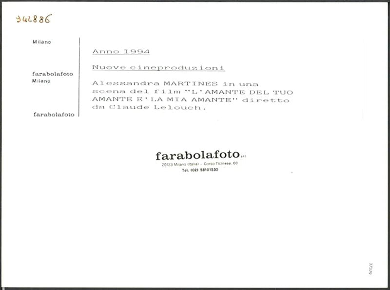 Alessandra Martines film 1994 Ft 37379 - Stampa 24x18 cm - Farabola Stampa ai sali d'argento