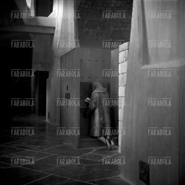 Autostrada del Sole, la Chiesa di San Giovanni Battista, 1964 - Farabola Immagine digitale