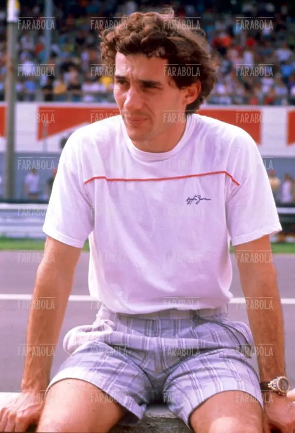 Ayrton Senna, anni 80 - Farabola Immagine digitale