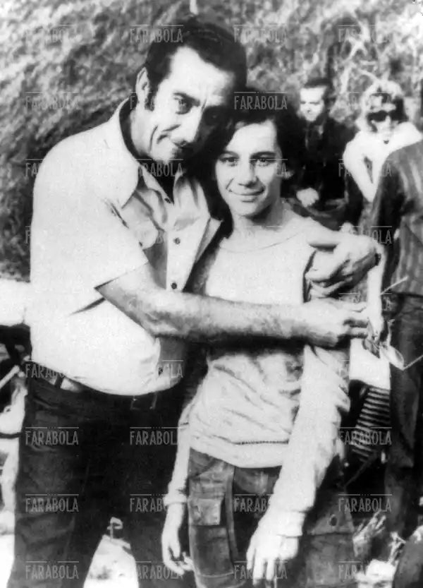 Ayrton Senna con il padre Milton da Silva, 1974 - Farabola Immagine digitale