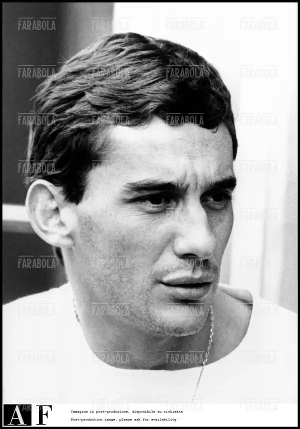Ayrton Senna, pilota McLaren, 1988 - Farabola Immagine digitale