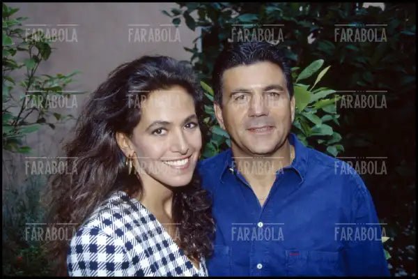 Barbara d'Urso e Mauro Bernardi, Festival di Venezia, 1992 - Farabola Immagine digitale