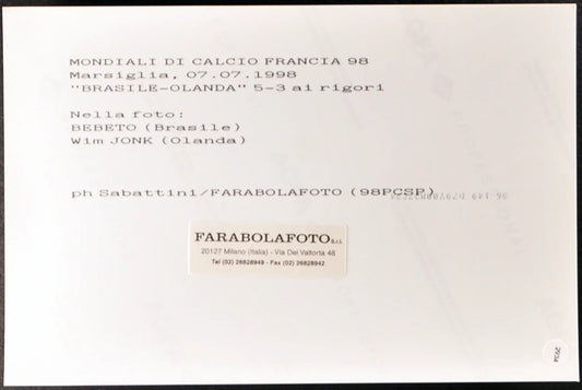 Bebeto e Jonk Mondiali Francia 98 Ft 2934 - Stampa 20x15 cm - Farabola Stampa ai sali d'argento
