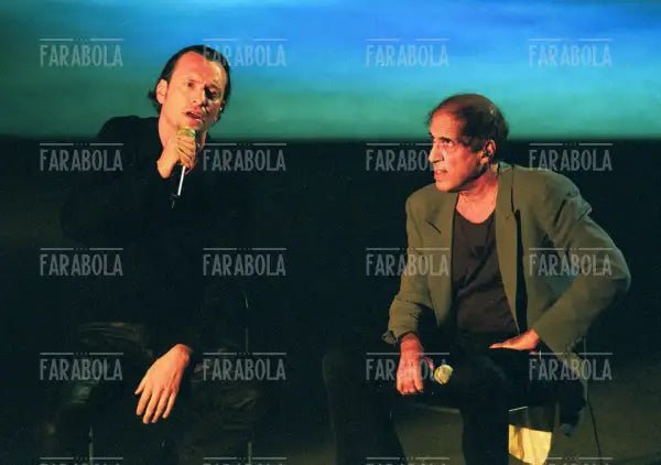 Biagio Antonacci e Adriano Celentano, Francamente me ne infischio, 1999 - Farabola Immagine digitale