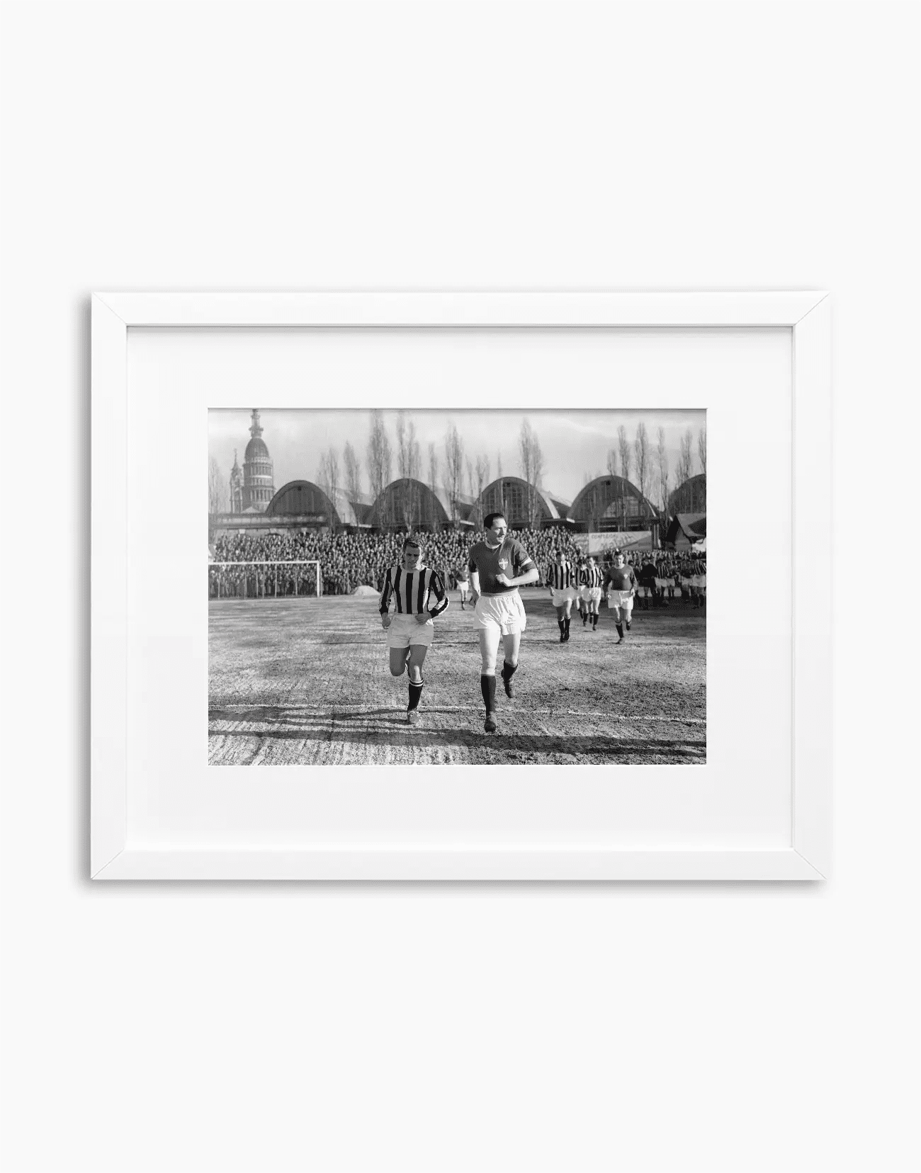 Boniperti e Piola, Novara-Juventus 1952 - Farabola WhiteWall App Product