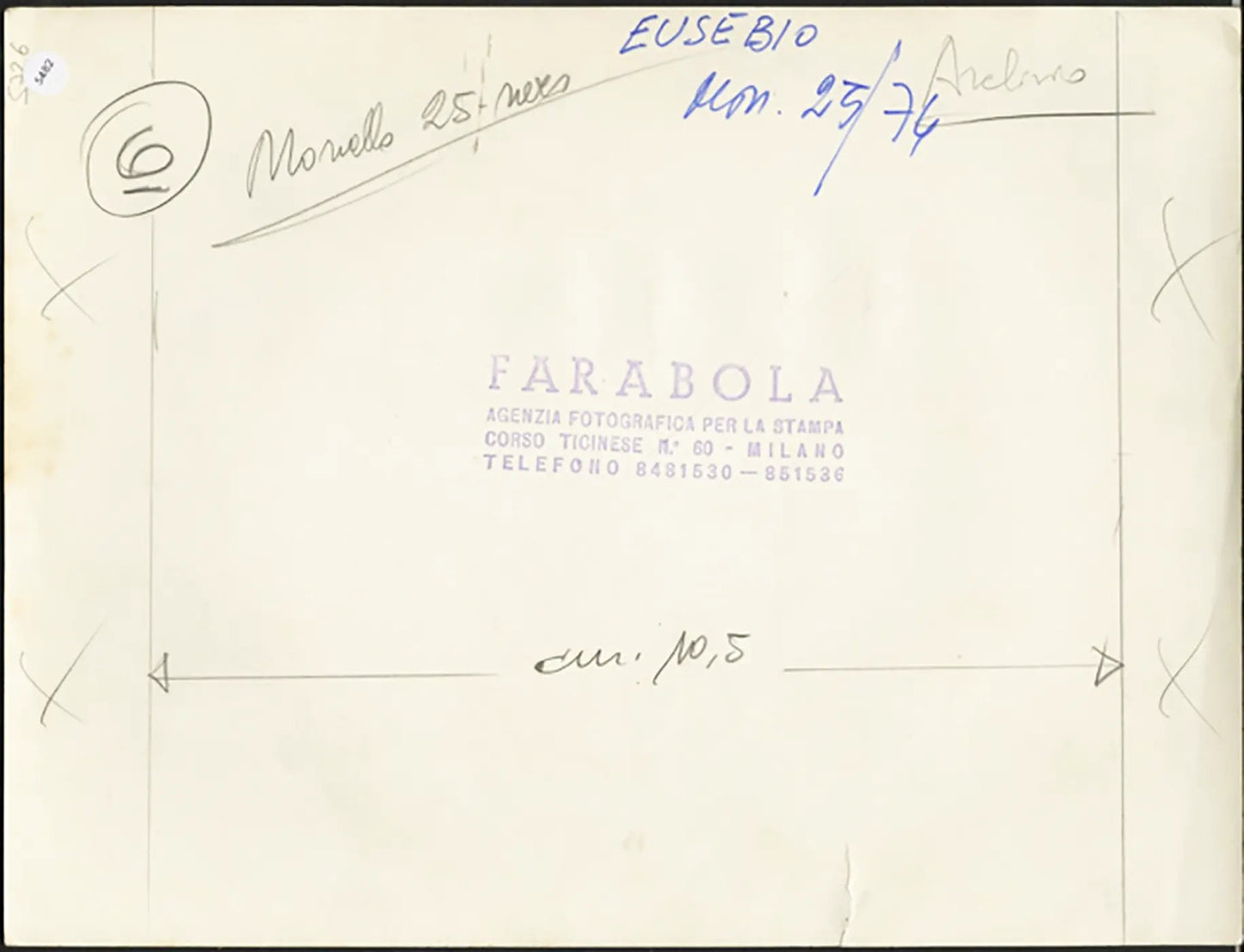 Brasile Eusebio dal barbiere anni 60 Ft 5482 - Stampa 21x27 cm - Farabola Stampa ai sali d'argento