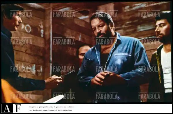 Bud Spencer in una scena del film Torino Nera, 1972 - Farabola Immagine digitale