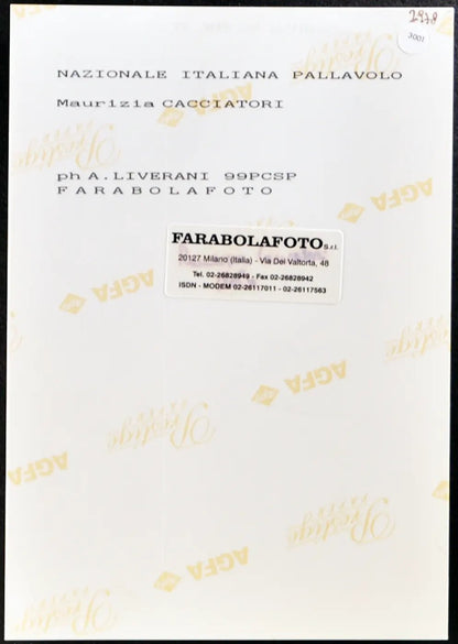 Cacciatori Nazionale Pallavolo 1999 Ft 3001 - Stampa 20x15 cm - Farabola Stampa ai sali d'argento