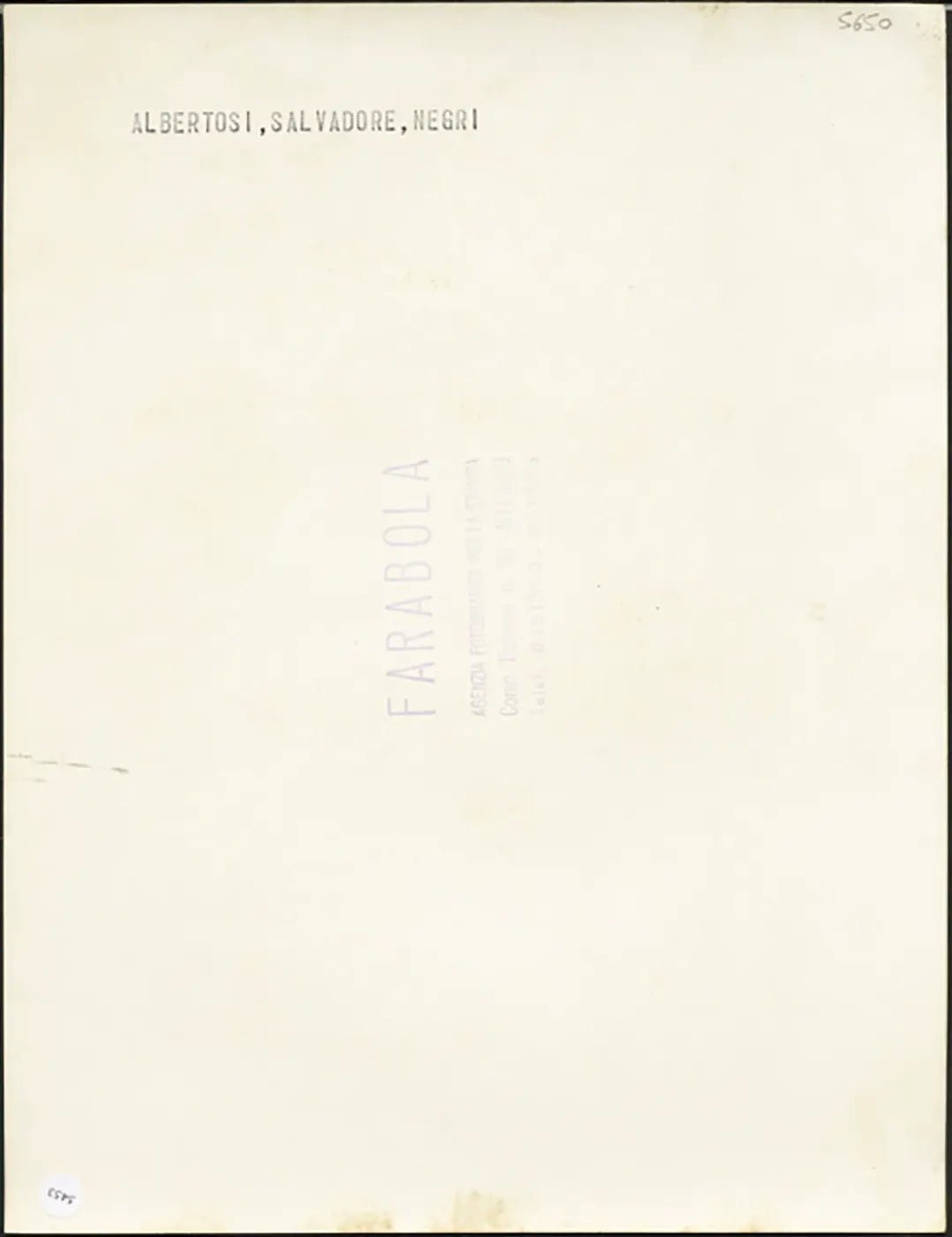 Calcio Albertosi Salvadore e Negri anni 50 Ft 5453 - Stampa 21x27 cm - Farabola Stampa ai sali d'argento