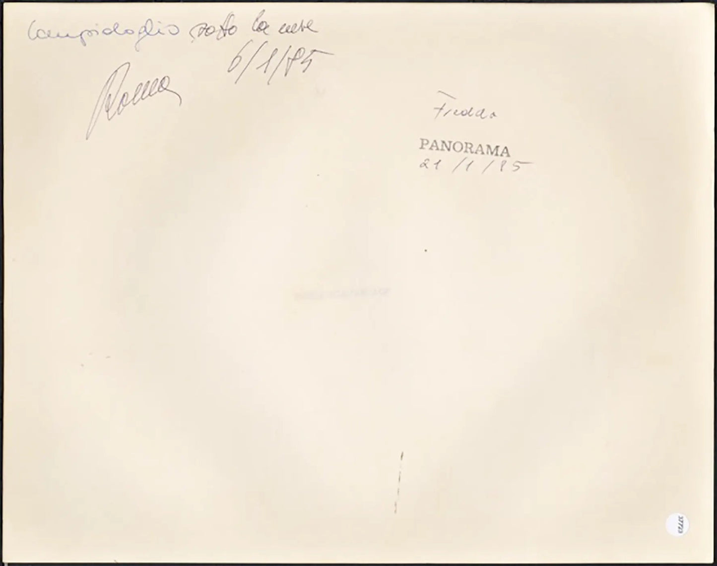 Campidoglio sotto la neve Roma 1985 Ft 37723 - Stampa 24x30 cm - Farabola Stampa ai sali d'argento
