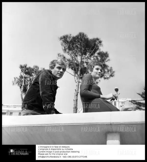 Carla Gravina e Gian Maria Volontè, Festival di Cannes, 1967 - Farabola Immagine digitale