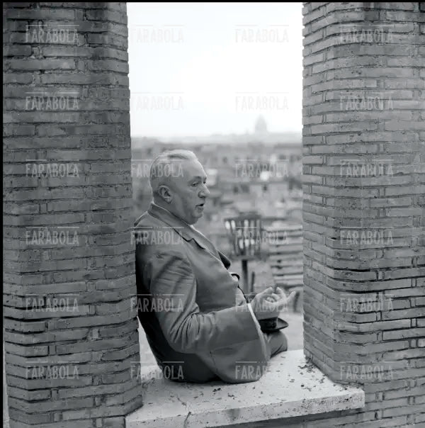 Carlo Emilio Gadda, Roma, 1960 - Farabola Immagine digitale