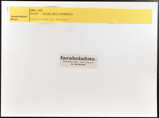 Case americane Salone Auto 1956 Ft 35315 - Stampa 24x18 cm - Farabola Stampa ai sali d'argento