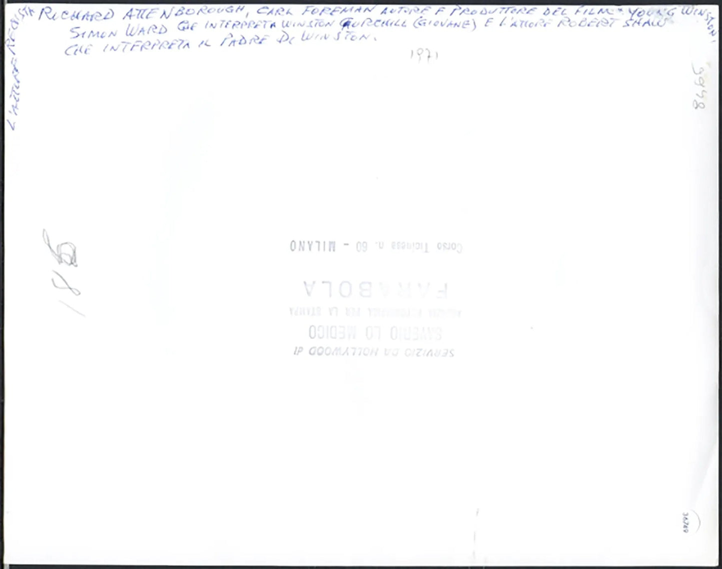 Cast Film Gli anni dell'avventura 1971 Ft 36749 - Stampa 24x18 cm - Farabola Stampa ai sali d'argento