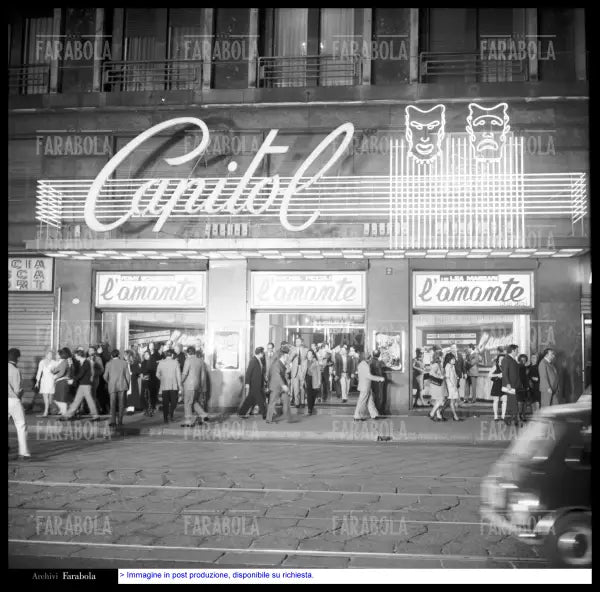 Cinema Capitol, Milano, 1970 - Farabola Immagine digitale