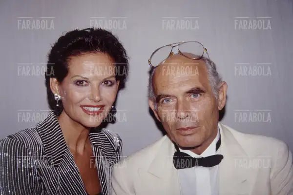 Claudia Cardinale e Pasquale Squitieri, Festival di Venezia, 1993 - Farabola Immagine digitale