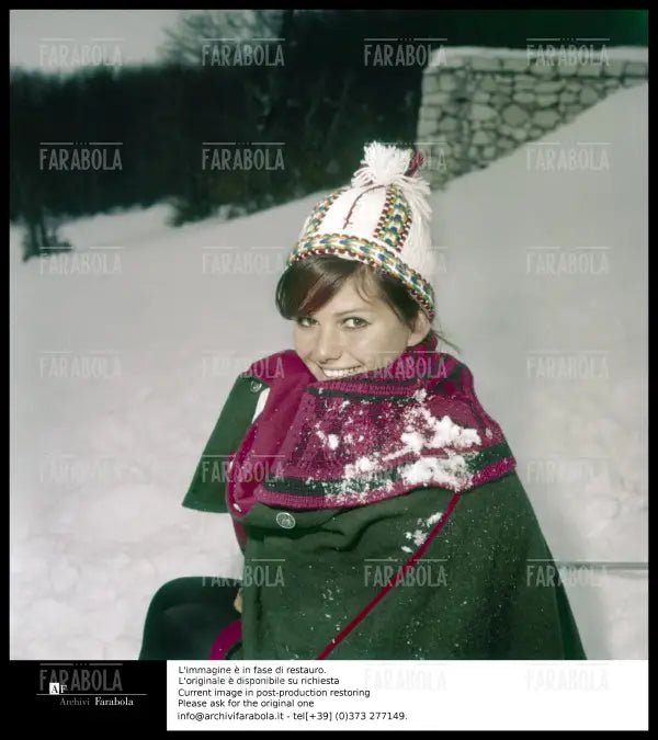 Claudia Cardinale, Monte Terminillo, 1962 - Farabola Immagine digitale