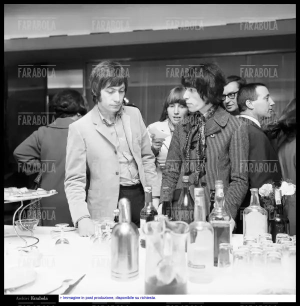 Conferenza stampa dei Rolling Stones, Milano, 1967 - Farabola Immagine digitale