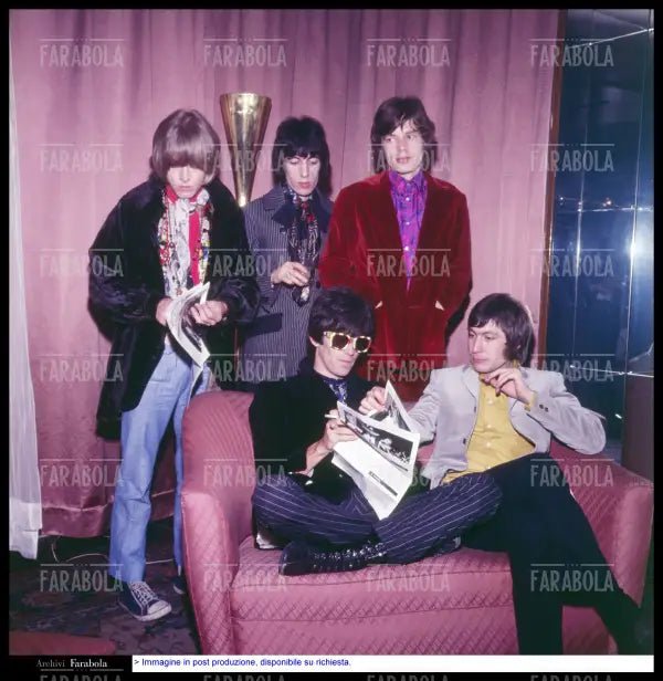 Conferenza stampa dei Rolling Stones, Milano, 1967 - Farabola Immagine digitale