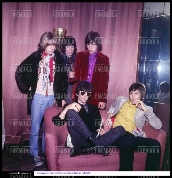Conferenza stampa dei Rolling Stones, Milano, 1967 - Farabola Immagine digitale