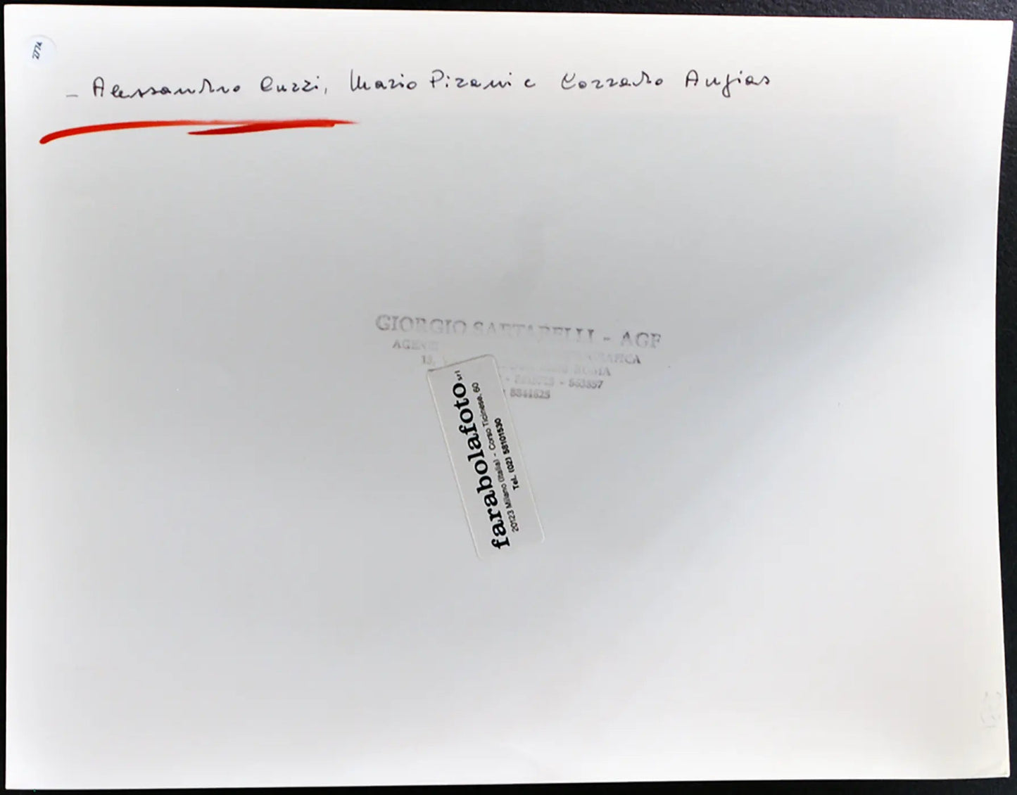 Curzi, Mirani e Augias anni 90 Ft 2774 - Stampa 24x30 cm - Farabola Stampa ai sali d'argento