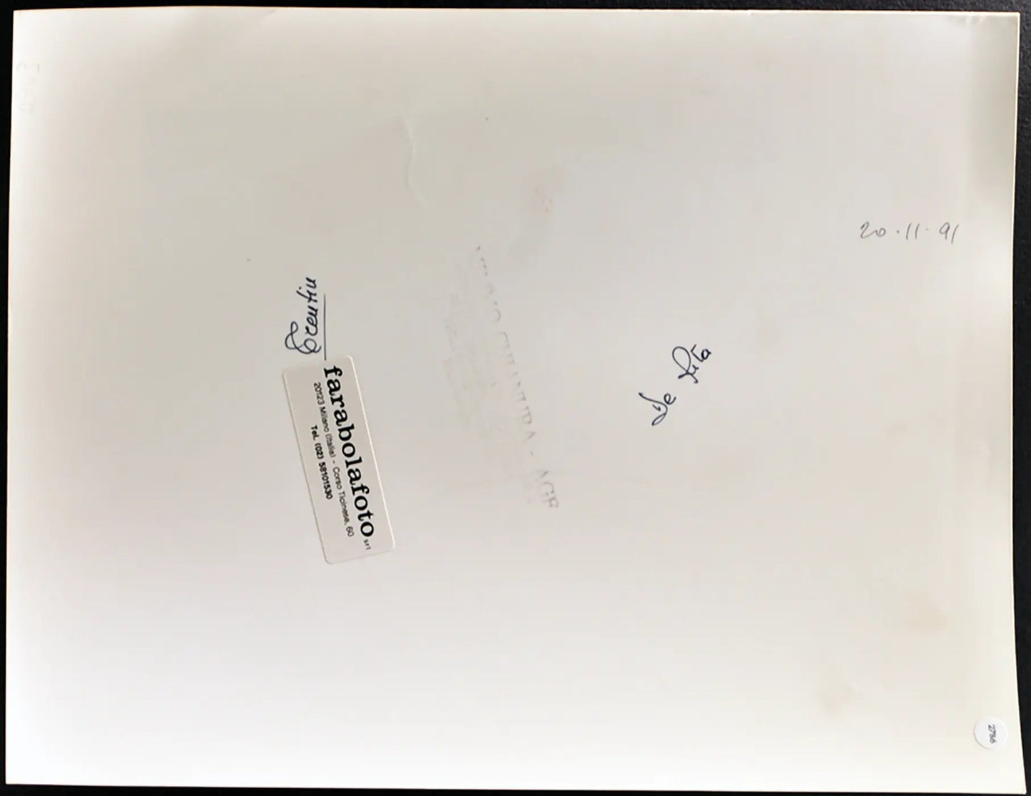 De Rita e Trentin 1991 Ft 2786 - Stampa 24x30 cm - Farabola Stampa ai sali d'argento