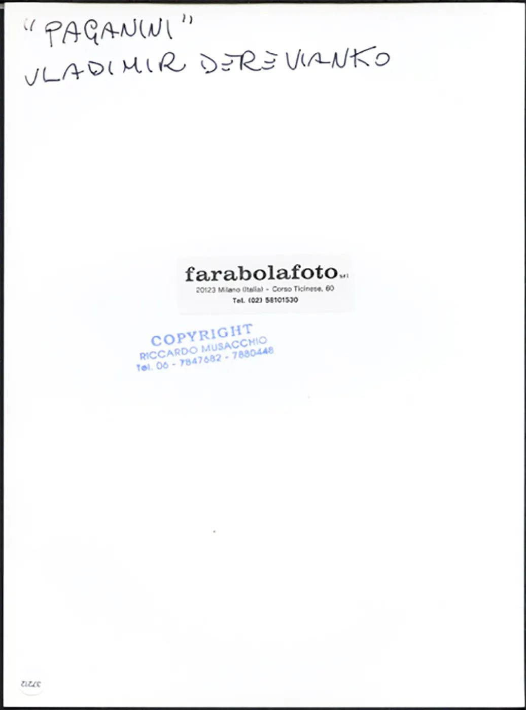 Derevianko in Paganini anni 90 Ft 37212 - Stampa 24x18 cm - Farabola Stampa ai sali d'argento