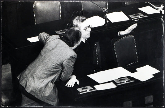 Dibattito alla Camera 1980 Ft 2422 - Stampa 30x20 cm - Farabola Stampa ai sali d'argento