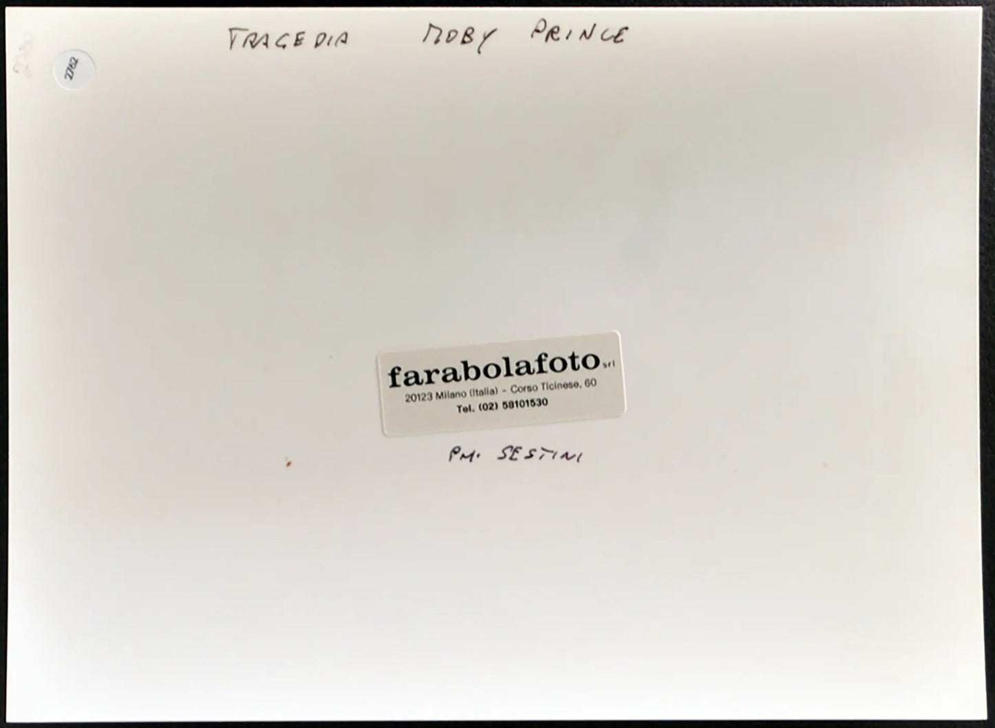 Disastro del Moby Prince 1991 Ft 2762 - Stampa 24x18 cm - Farabola Stampa ai sali d'argento